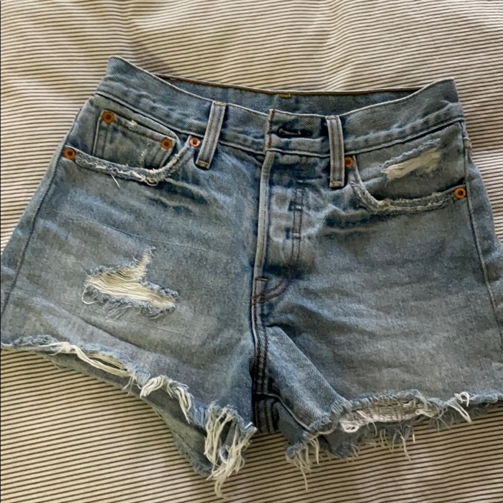 Denim shorts